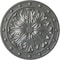 Ekena Millwork Foster Acanthus Leaf Ceiling Medallion (Fits Canopies up to 2 1/4"), 20 1/2"OD x 1 1/2"P, Silver CM20FOSLS - alternate 1